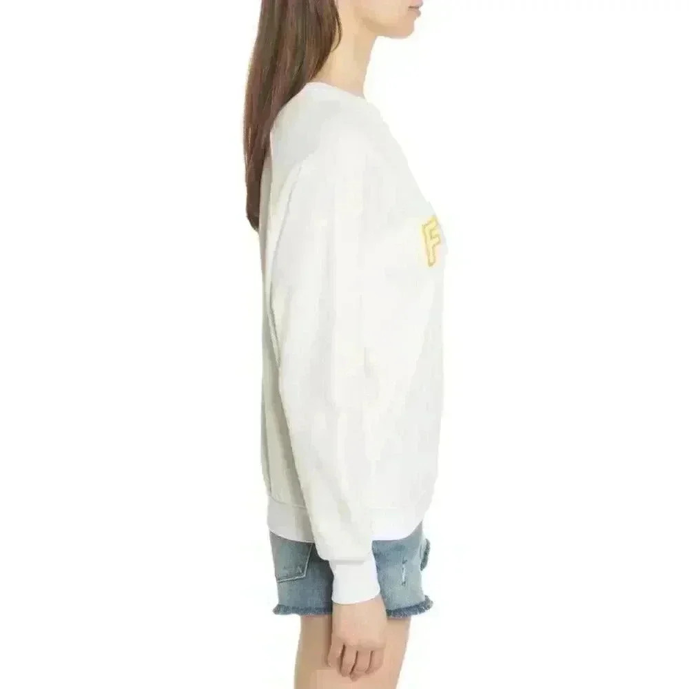 FRAME Embroidered Logo Raglan Pullover Sweatshirt - Picture 13 of 16